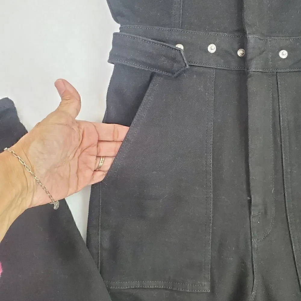 Good American The Fit For Success Jumpsuit Black Size 1